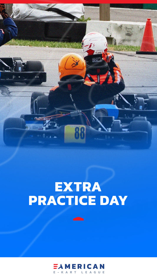 Extra practice day at American Electric Karting League (AEKL) – driver development sessions on electric karts for improved race performance