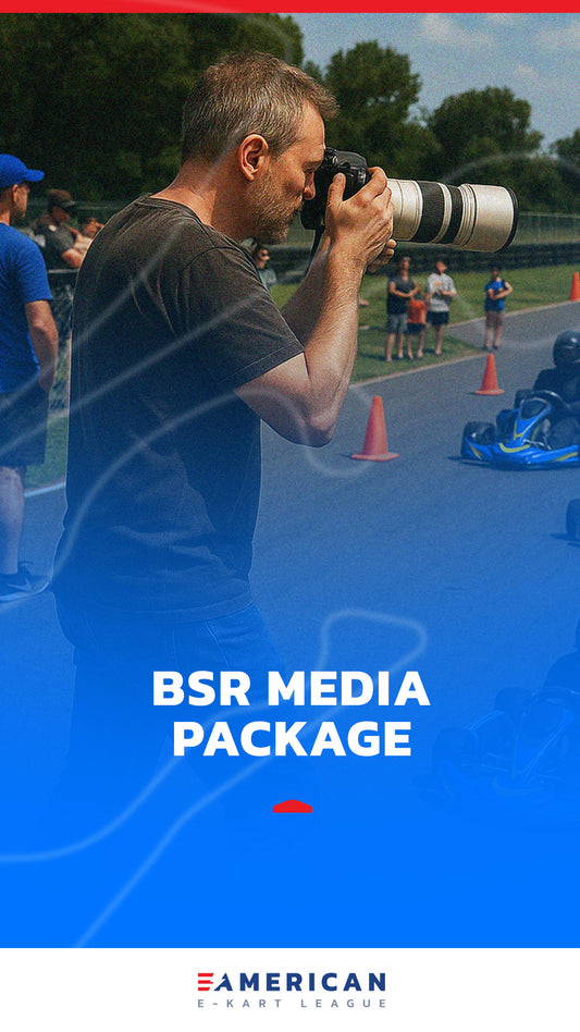 BSR media package for American Electric Karting League (AEKL) – professional photography and video coverage for electric kart races and teams